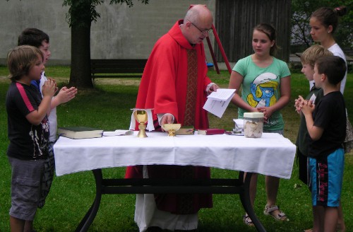 Spielplatzgottesdienst in Lintach