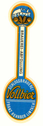 Flaschenetikett Schlossbrauerei